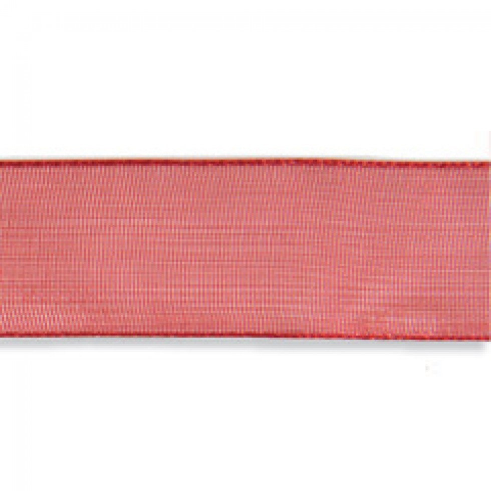 Trimits Organza Ribbon Red