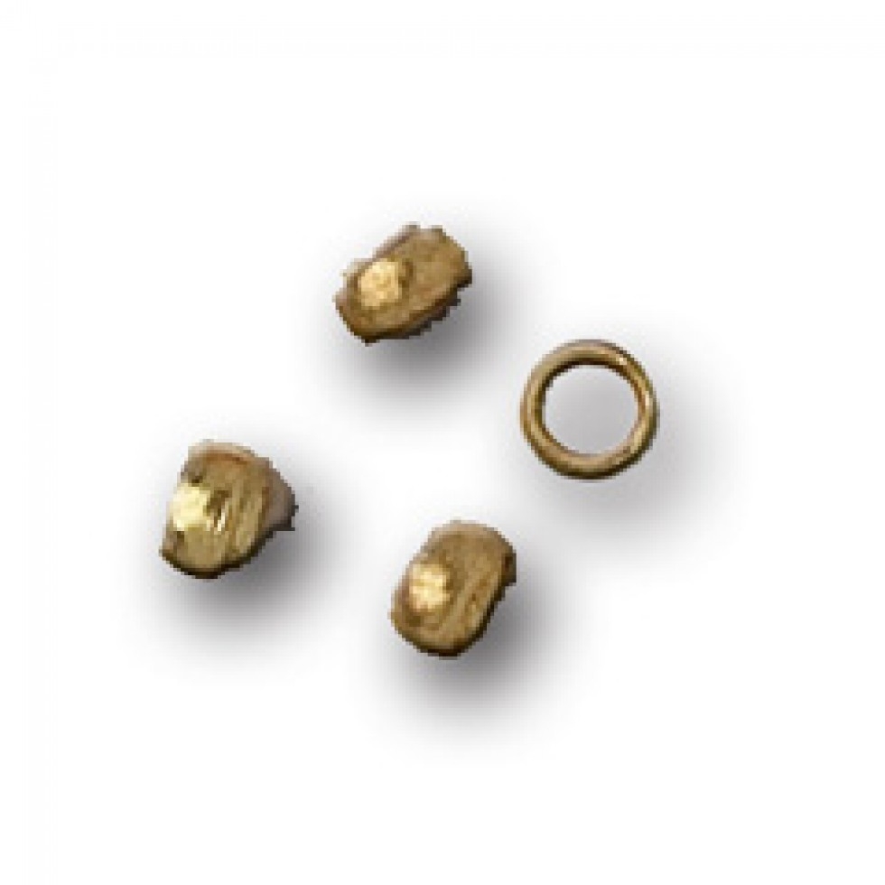 Trimits Crimp Bead Findings Gold