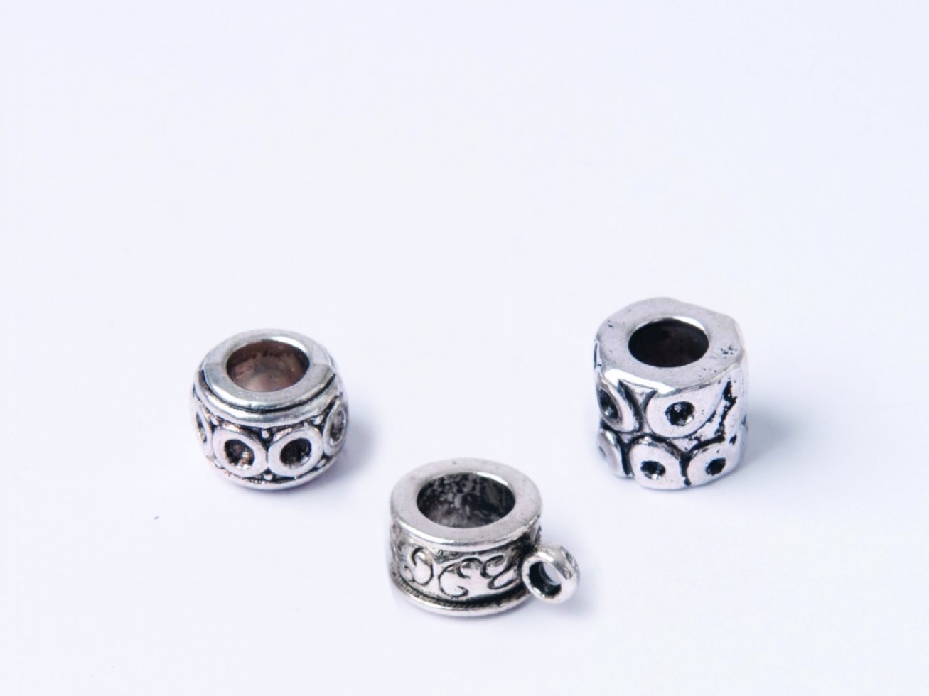 Trimits Spacer Beads Silver Heart Mix
