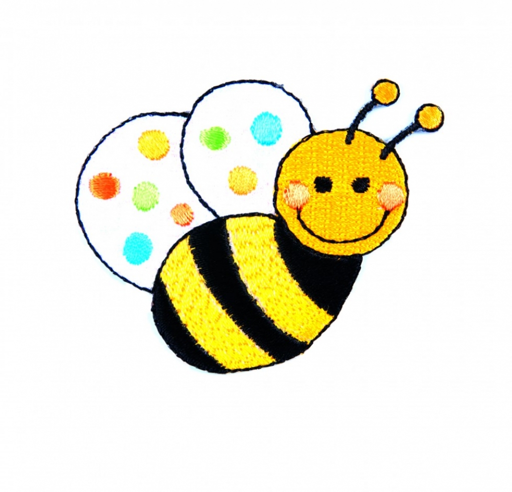 Craft Factory Patch Motif Bumble Bee