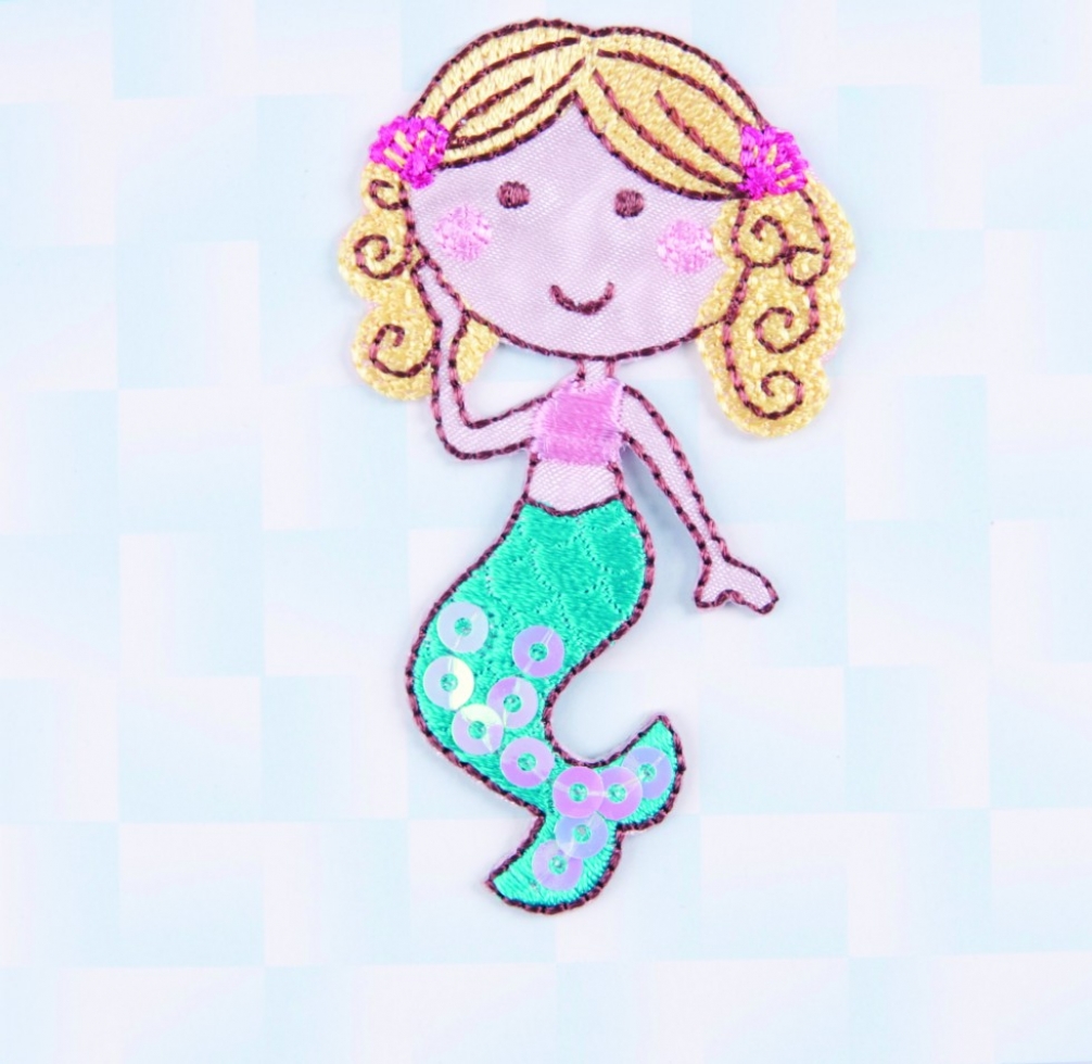 Craft Factory Patch Motif Mermaid