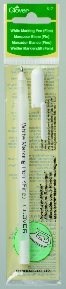 Clover White Marking Pen Fine