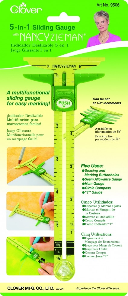 Clover Sliding Gauge Sewing Tool