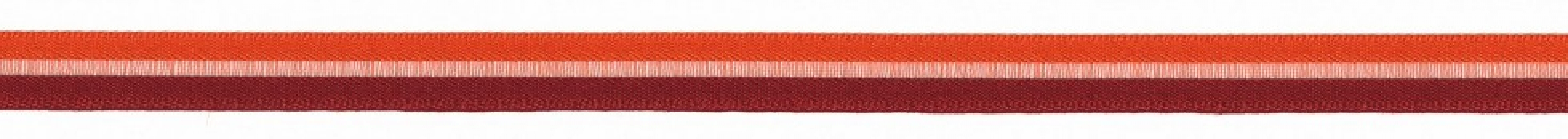 Berisfords Fresh Striped Ribbon 15 Orange