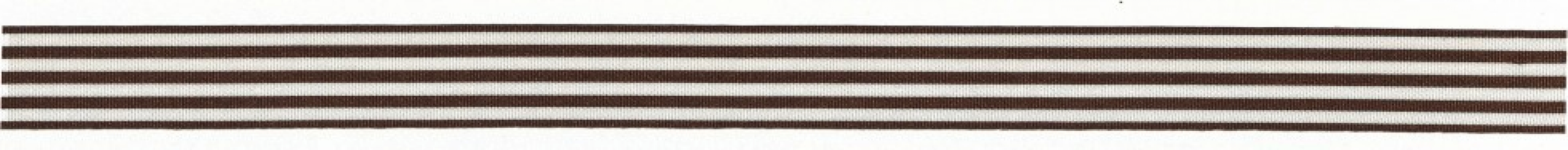 Berisfords Stripes Ribbon 4003 Brown