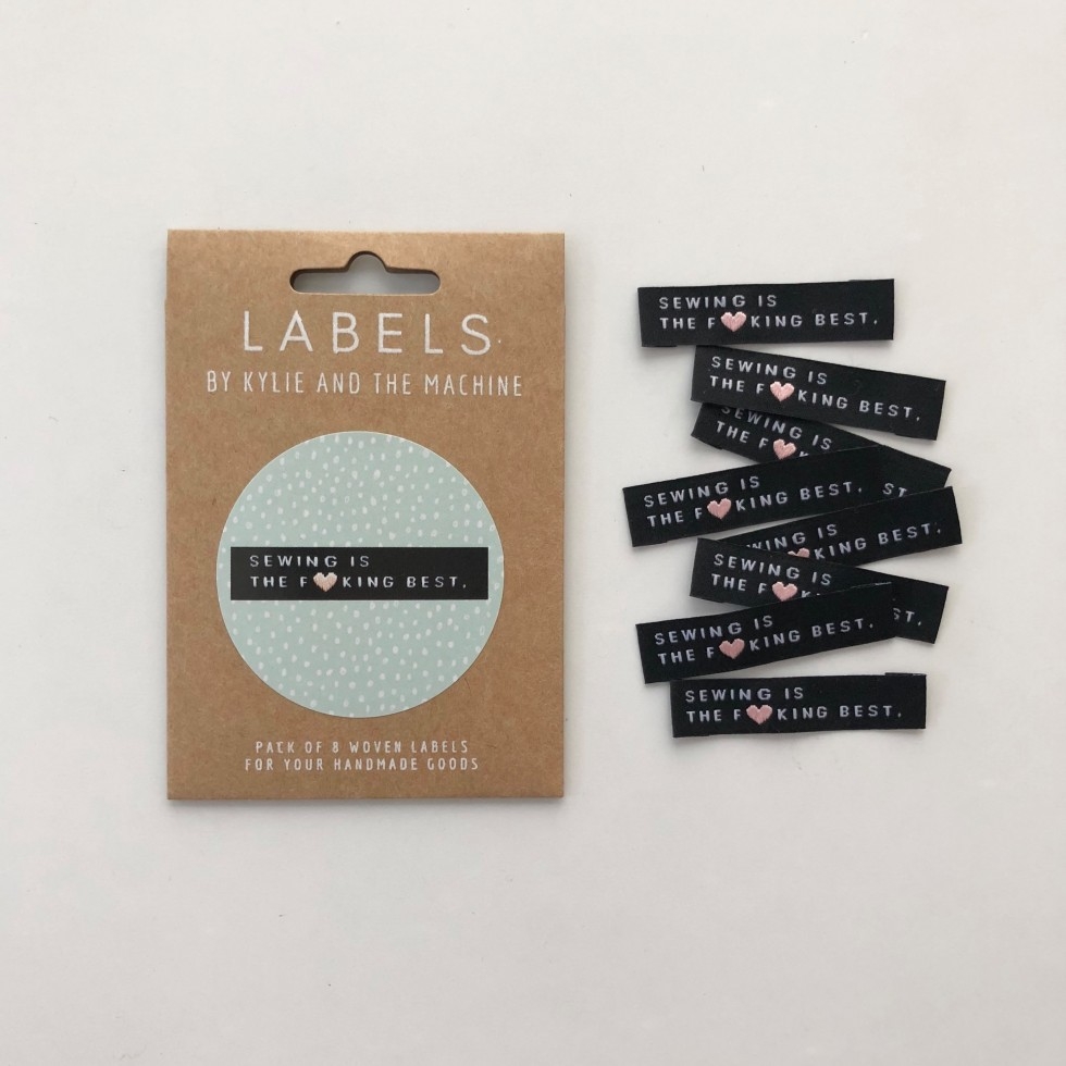 Kylie And The Machine Sewing Is The Fking Best Woven Labels