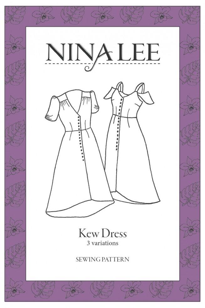 Nina Lee Paper Sewing Pattern Kew Dress