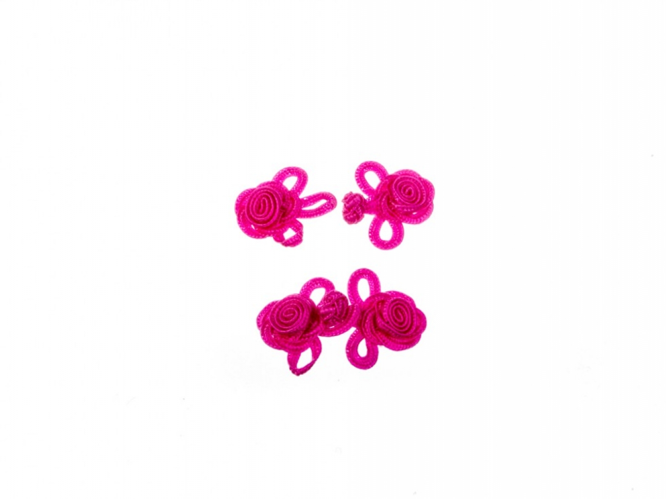 Stephanoise Frog Fasteners Bright Pink