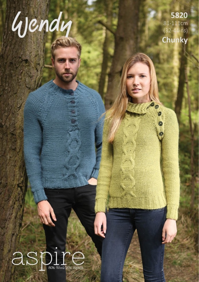 Wendy Aspire Knitting Pattern 5820