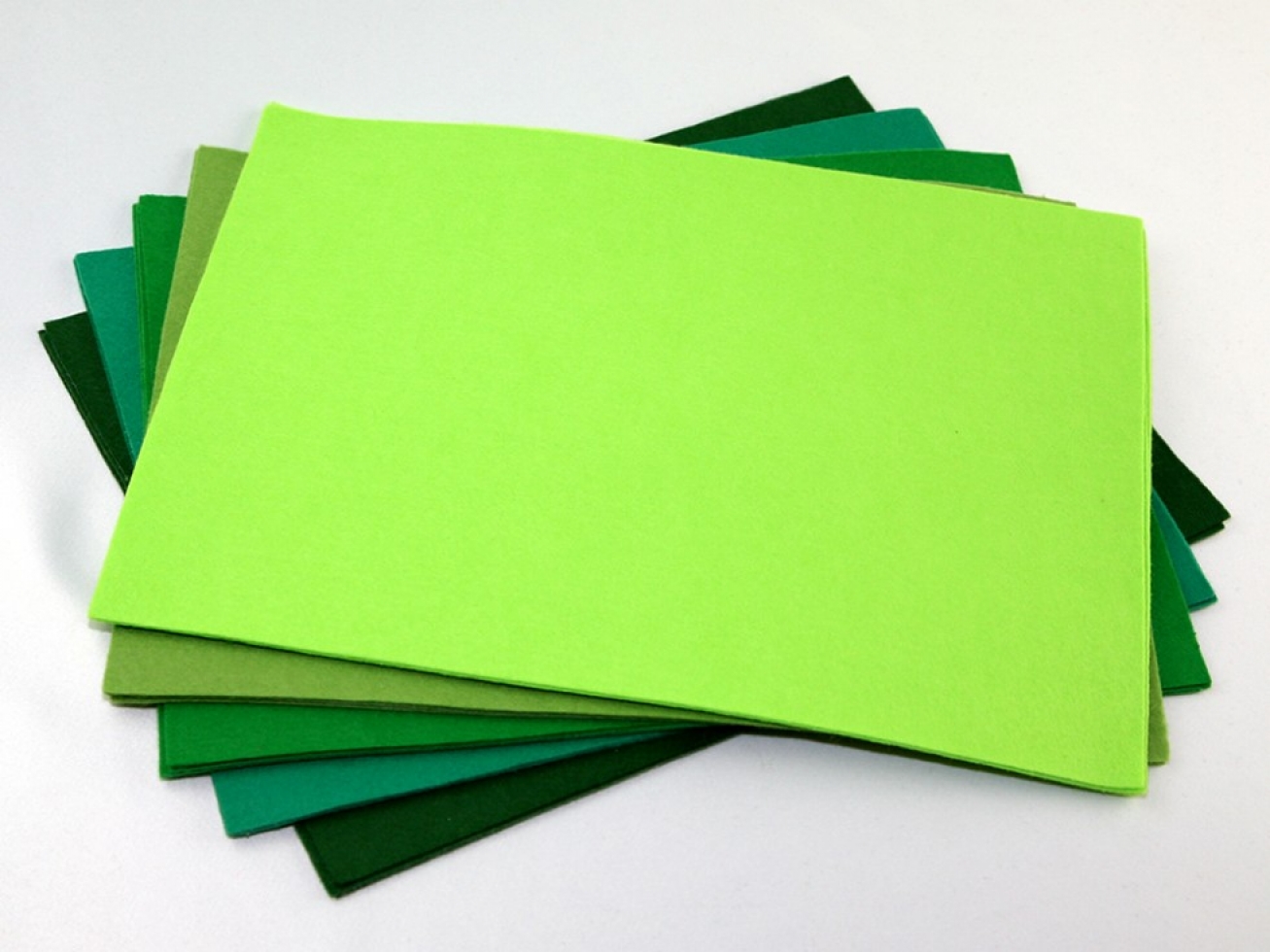 Acrylic Felt Fabric Packs Greens