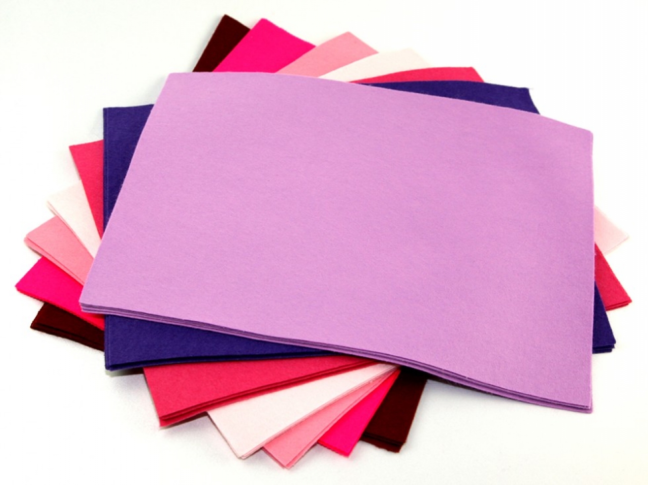 Acrylic Felt Fabric Packs Pinks & Purples