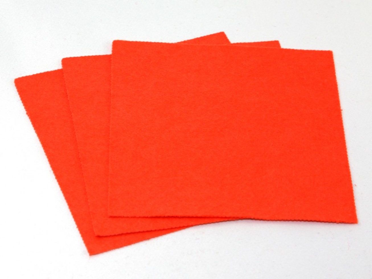 Self Adhesive Felt Fabric Pumpkin Orange