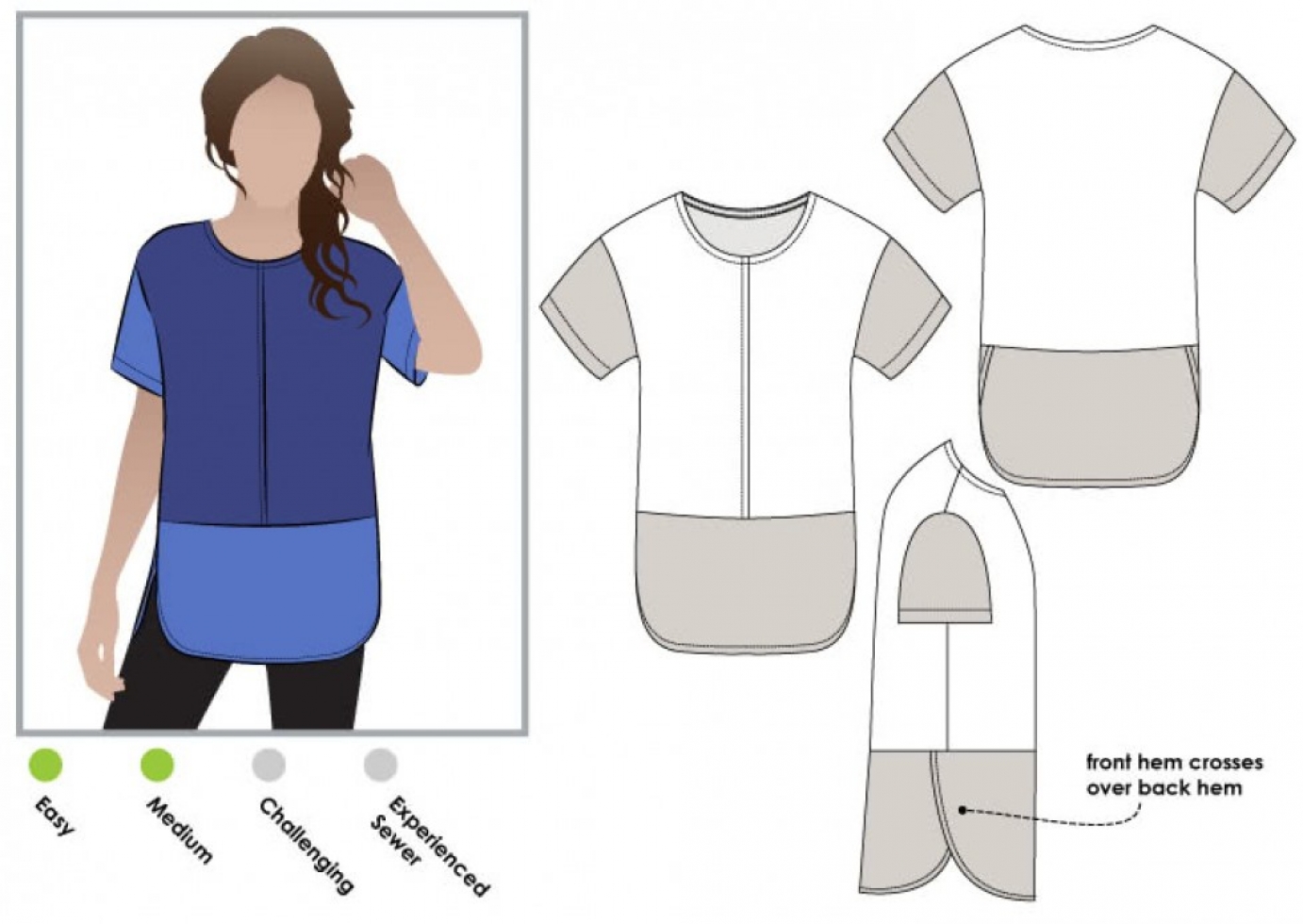 Style Arc Paper Sewing Pattern Scarlett Top