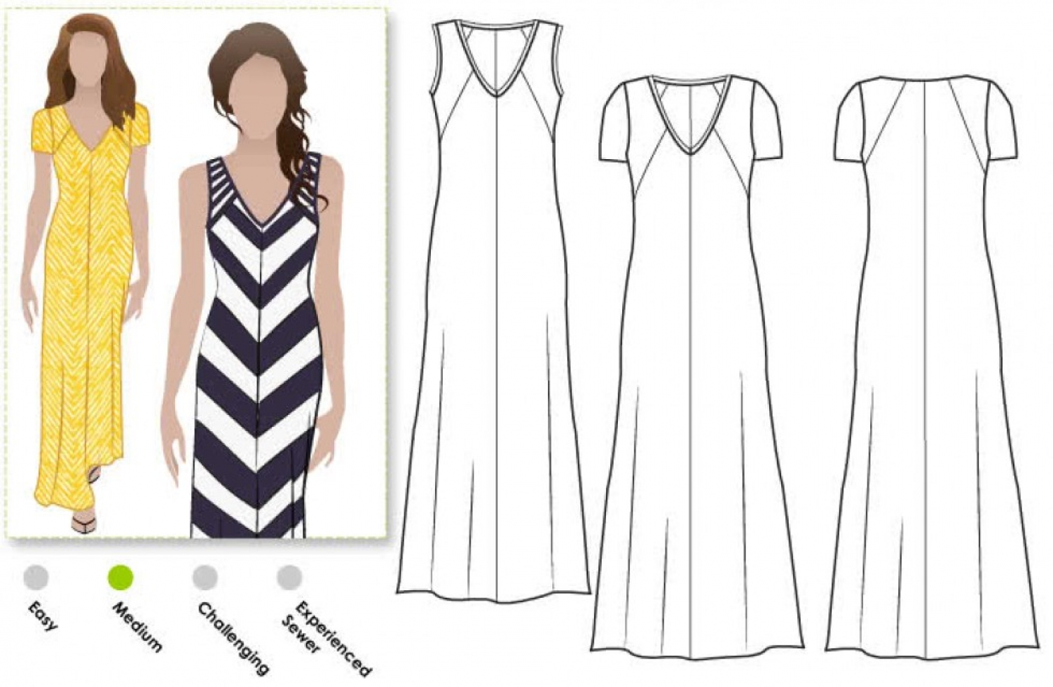 Style Arc Paper Sewing Pattern Jacinta Dress