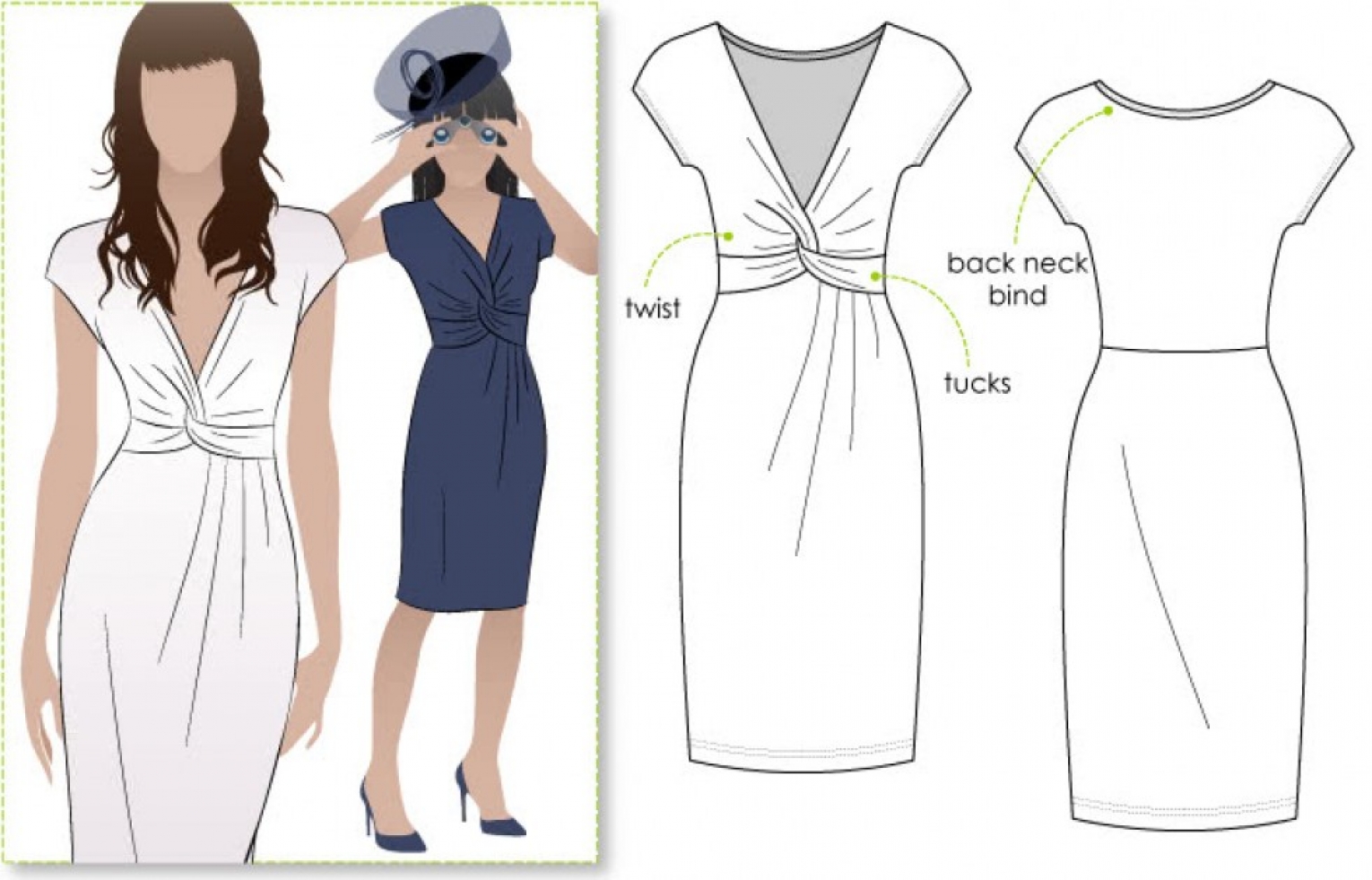 Style Arc Paper Sewing Pattern Jessica Dress