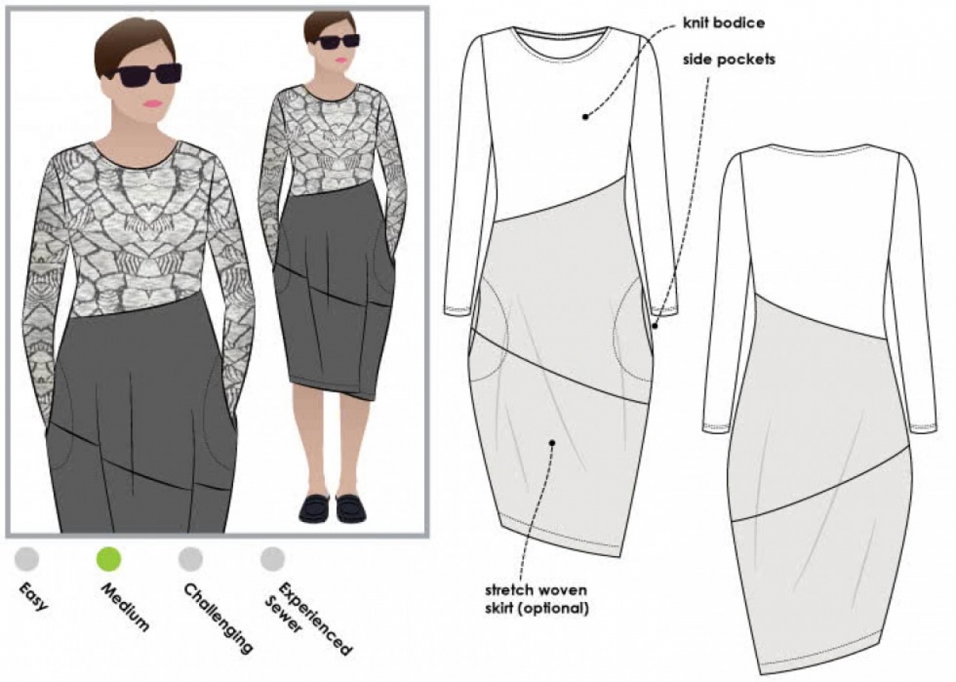 Style Arc Paper Sewing Pattern Maisie Dress
