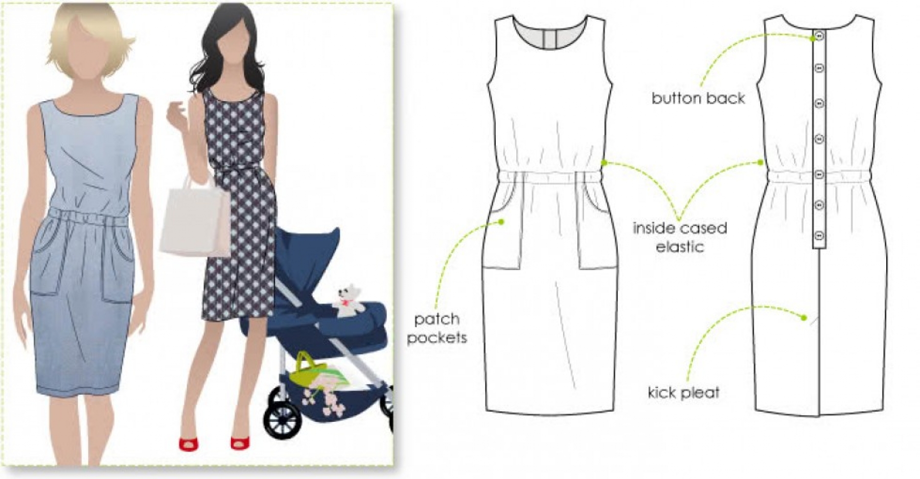 Style Arc Paper Sewing Pattern Peggy Dress