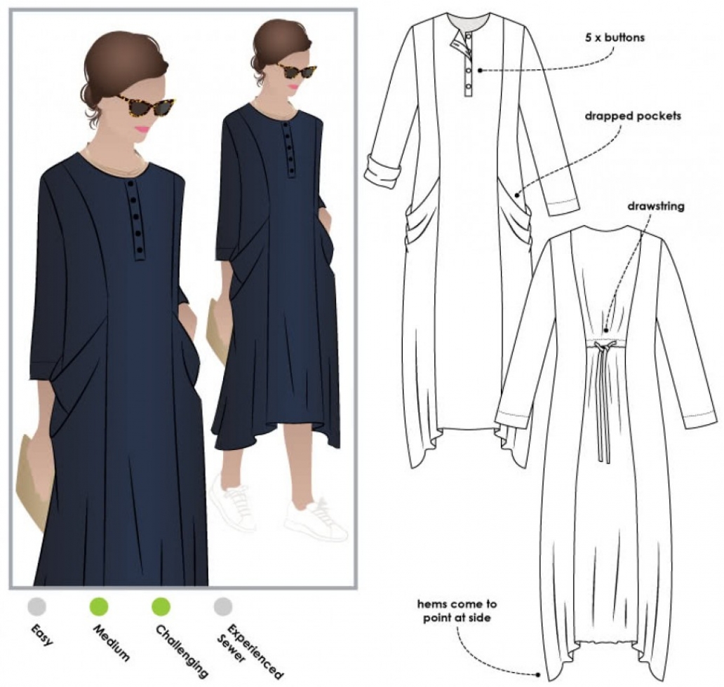 Style Arc Paper Sewing Pattern Winsome Dress