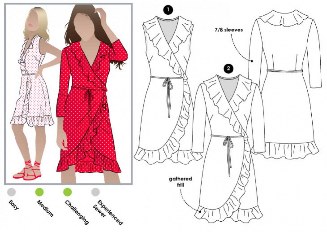 Style Arc Paper Sewing Pattern Giselle Dress
