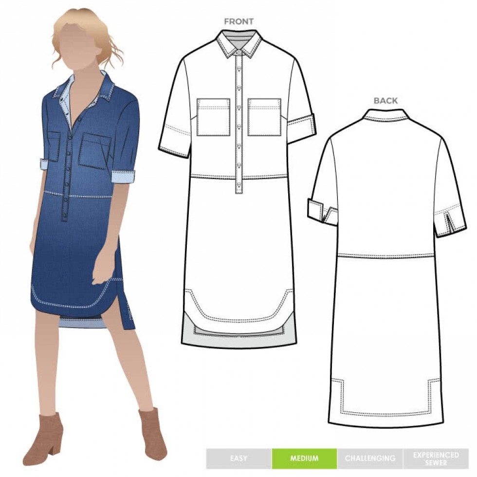 Style Arc Paper Sewing Pattern Murphy Dress