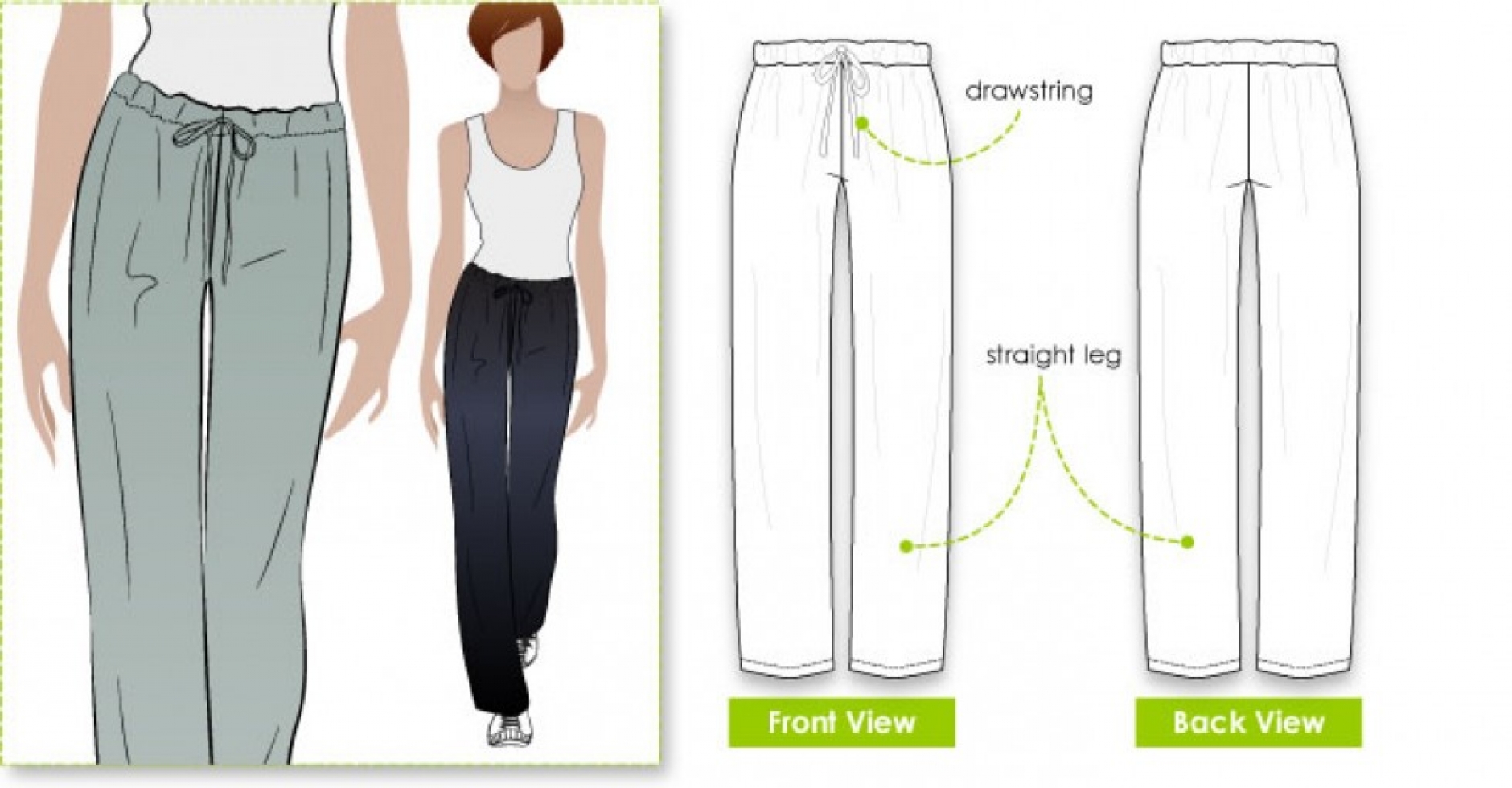 Style Arc Paper Sewing Pattern Anna Pants