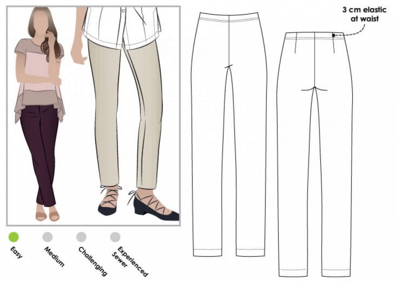 Style Arc Paper Sewing Pattern Margaret Pants