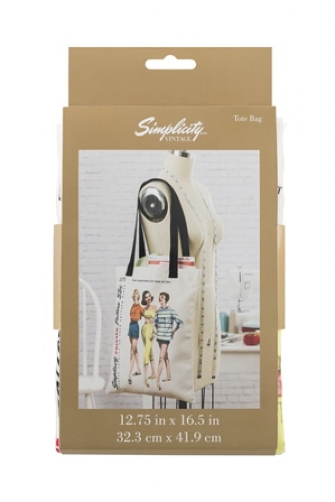 Simplicity Vintage Style Tote Bag