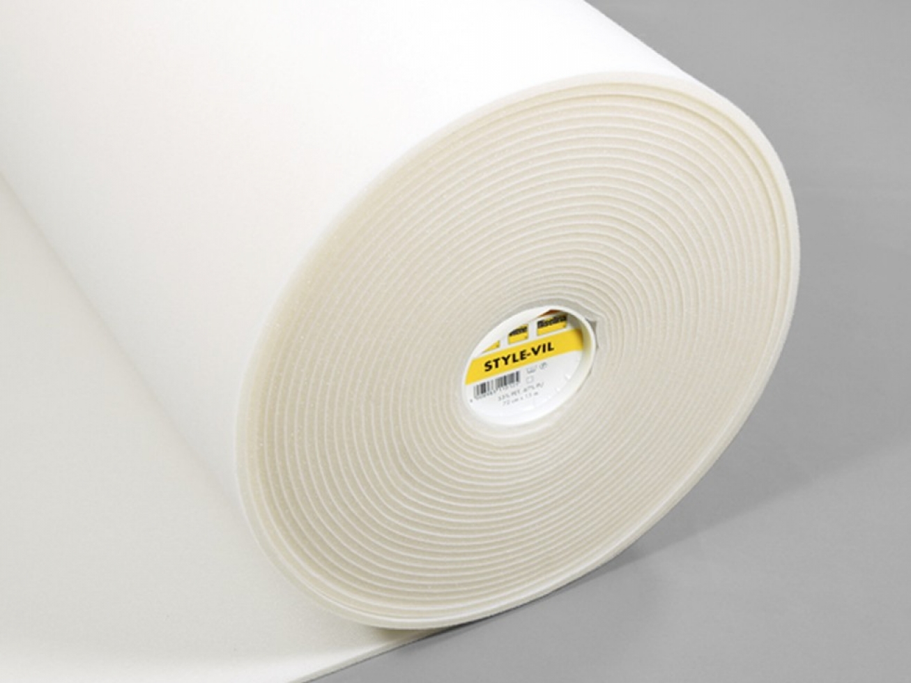 Vilene Vlieseline Foam Fabric Sew In Interfacing White