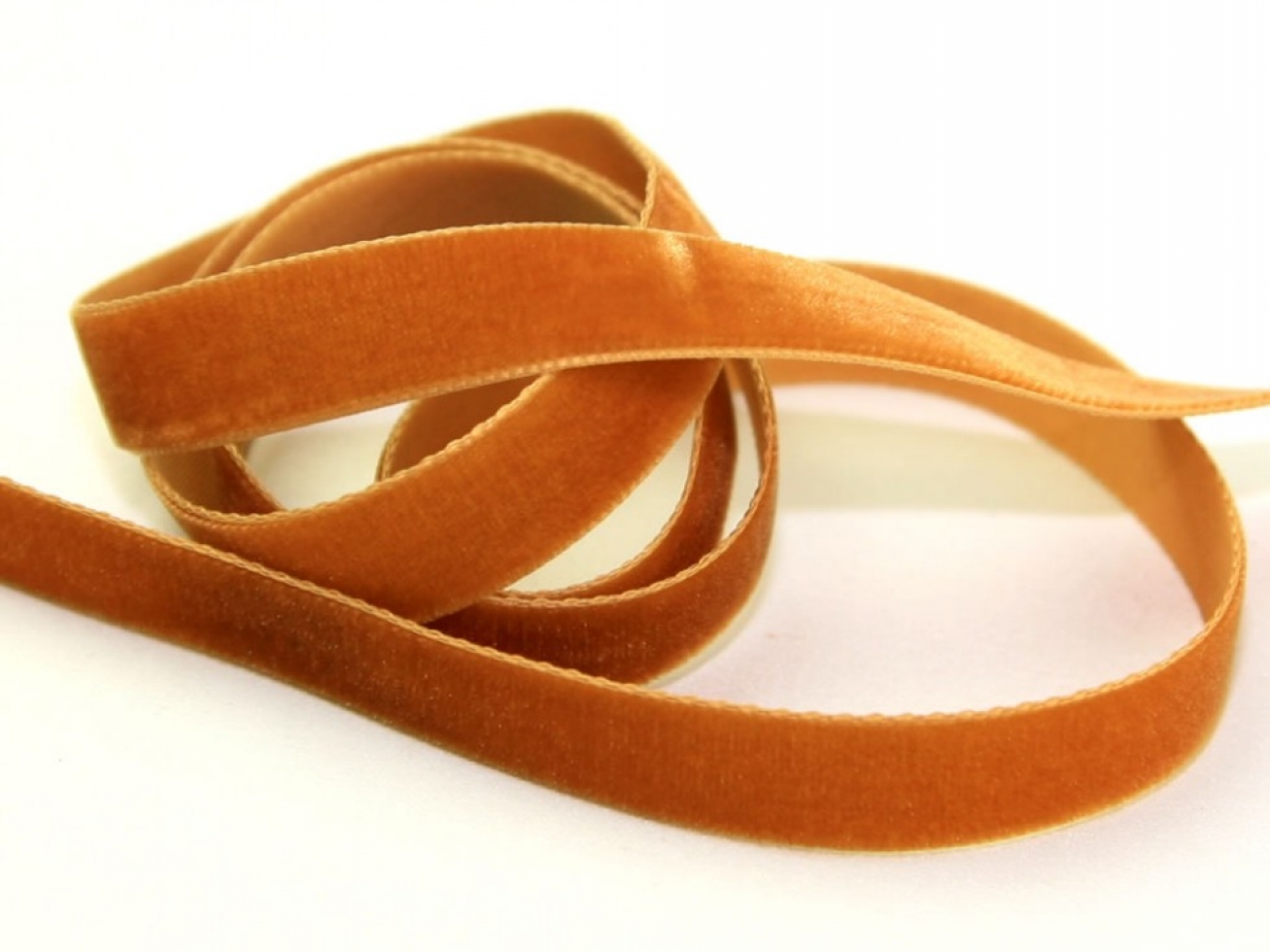 Berisfords Velvet Ribbon Mini Roll 9447 Copper