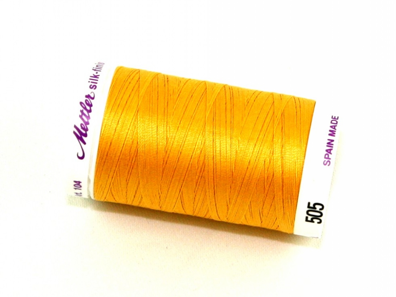 Mettler No 50 Silk Finish Quilting Thread 505 Mandarine