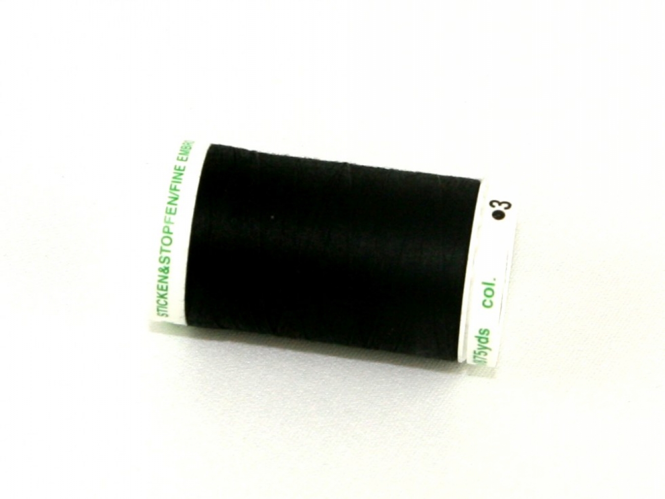 Mettler No 60 Fine Quilting Thread 4000 Black