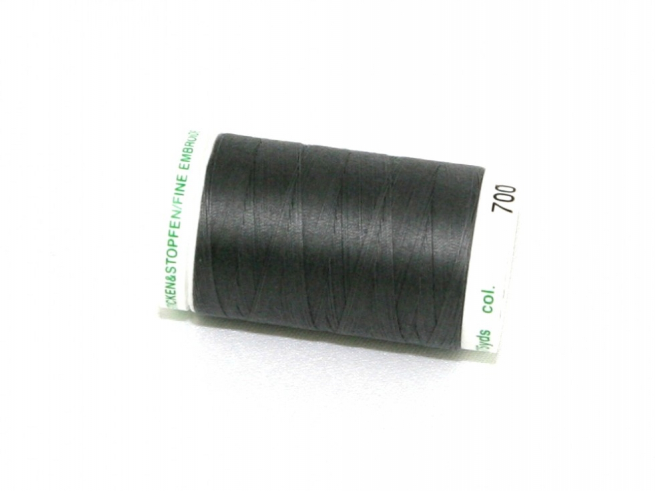 Mettler No 60 Fine Quilting Thread 416 Obsidian