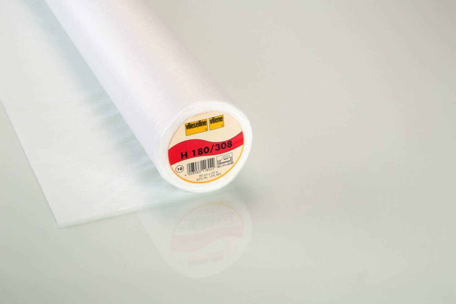 Vilene Vlieseline H180 Light Easy Fuse Soft Interfacing White