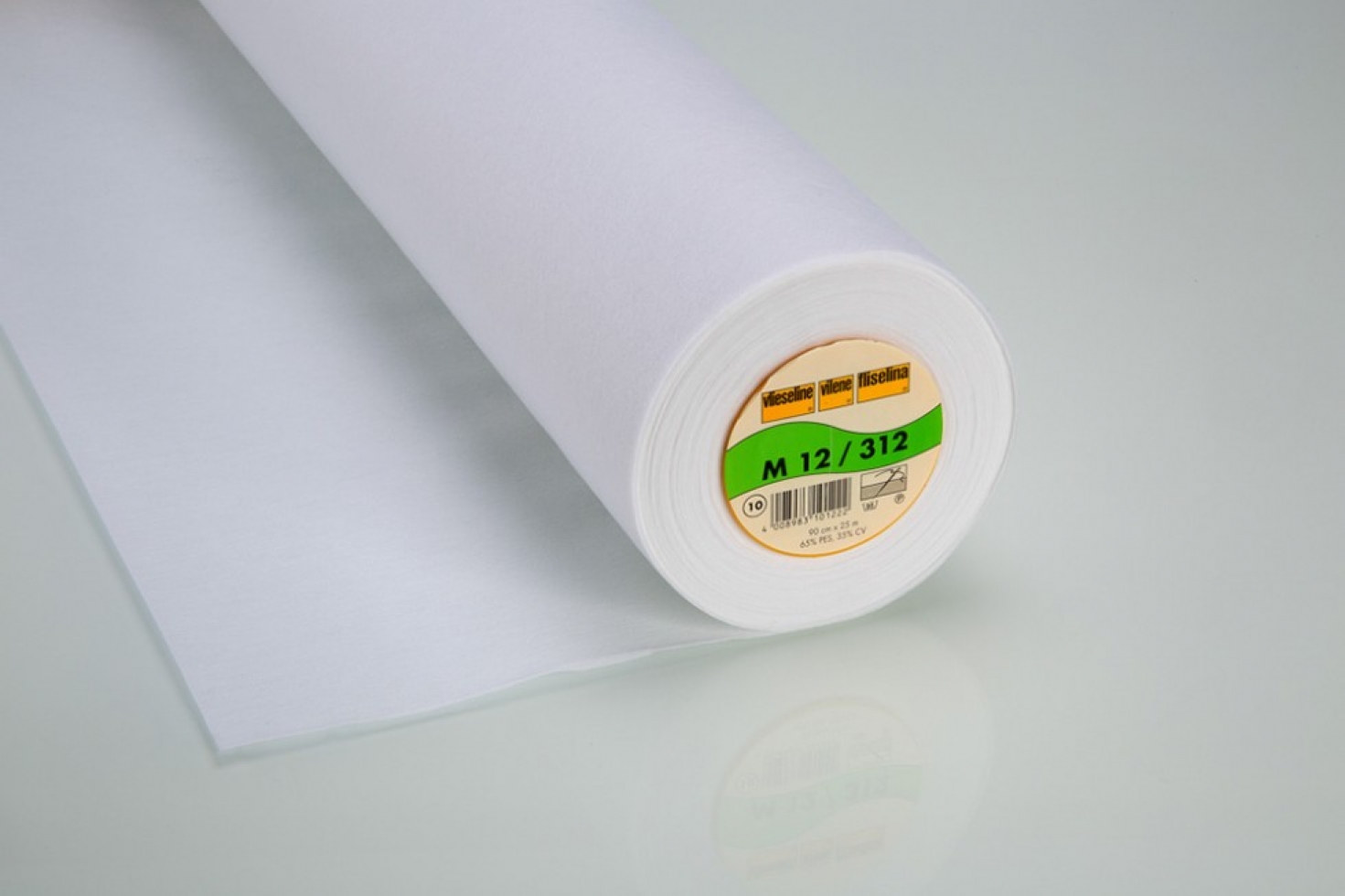 Vilene Vlieseline M12 Medium Soft Sew In Interfacing White