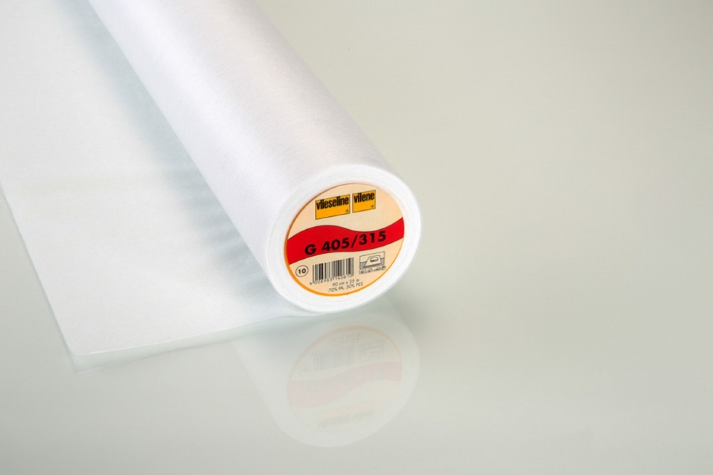 Vilene Vlieseline G405 Medium Easy Fuse Soft Interfacing White