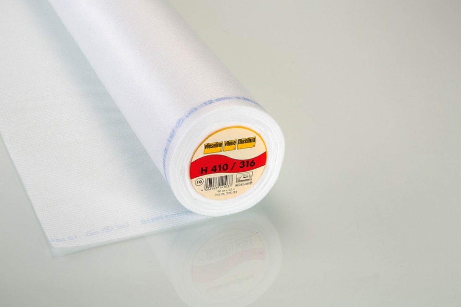 Vilene Vlieseline H410 Vertical Threads Interfacing White