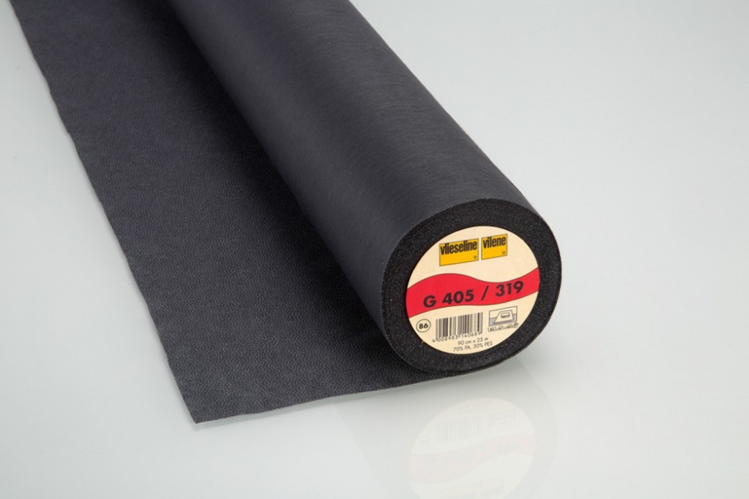 Vilene Vlieseline G405 Medium Easy Fuse Soft Interfacing Charcoal