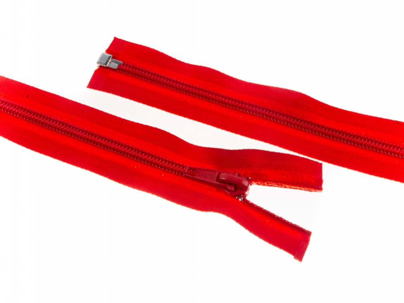 Prym Knitwear Zips Fastener Red