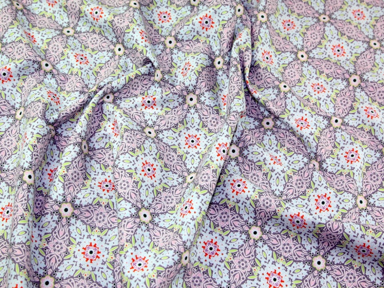 Gutermann 100% Cotton Fabric Grey