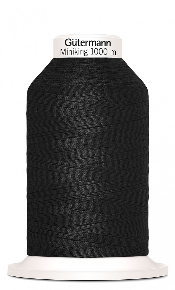 Gutermann Miniking Overlocker Thread 000 Black