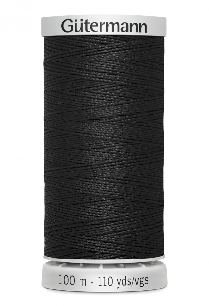 Gutermann Extra Upholstery Thread Black 000