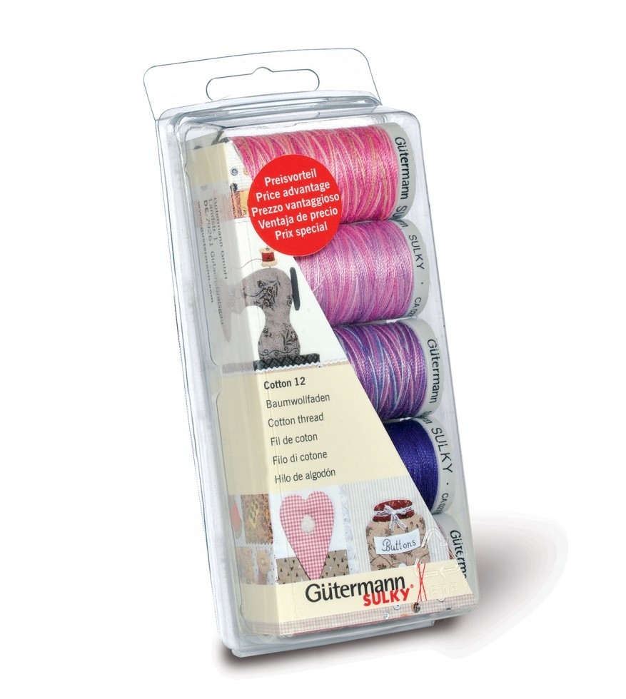 Gutermann Embroidery Thread Box Berry
