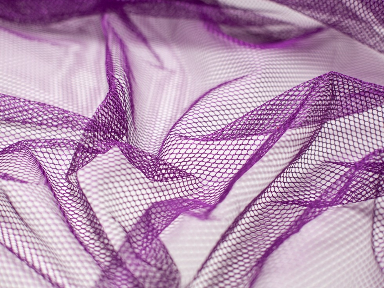 By Annie Stretch Mesh Fabric Tahiti Purple
