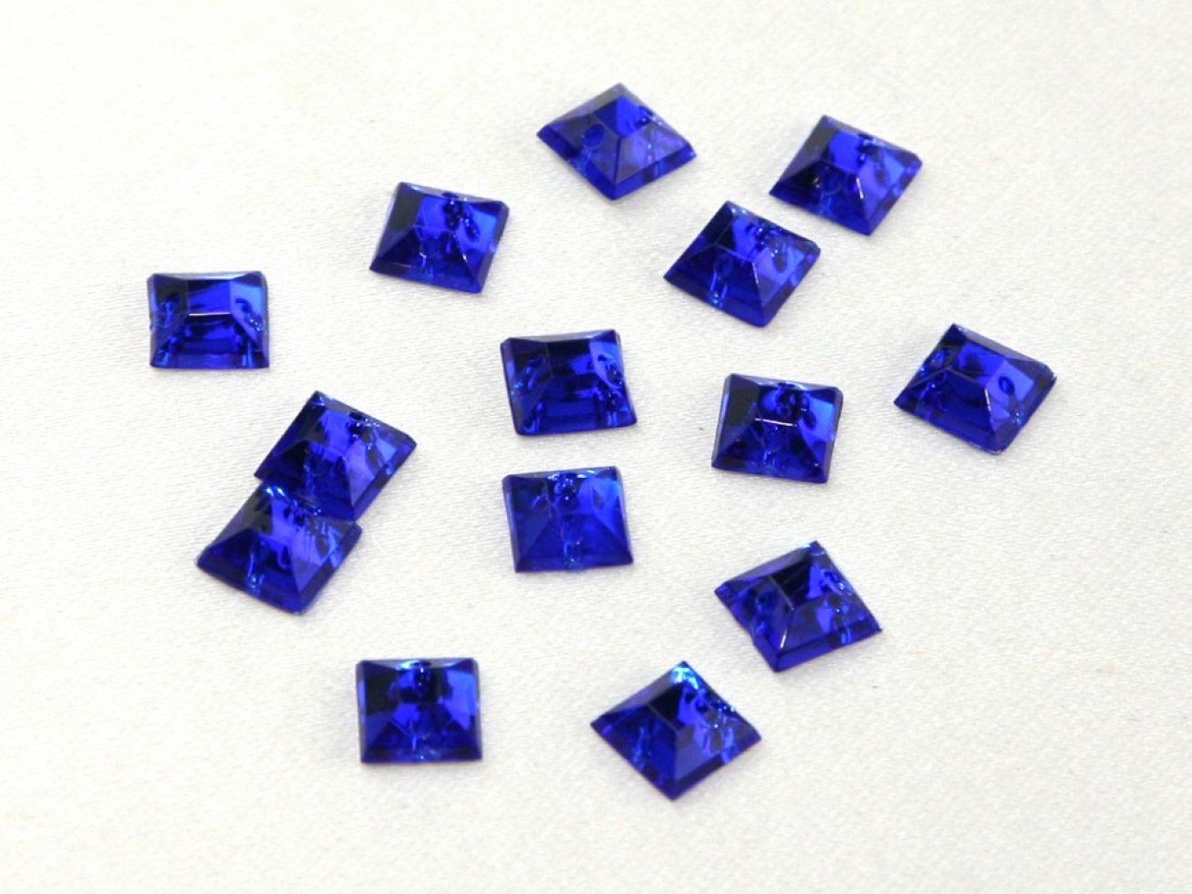 Square Acrylic Jewels Royal Blue