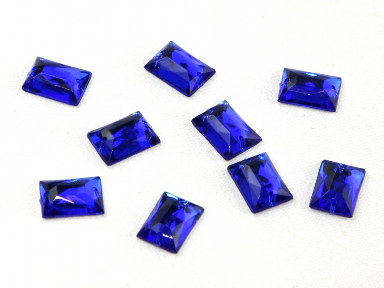 Rectangle Acrylic Jewels Royal Blue