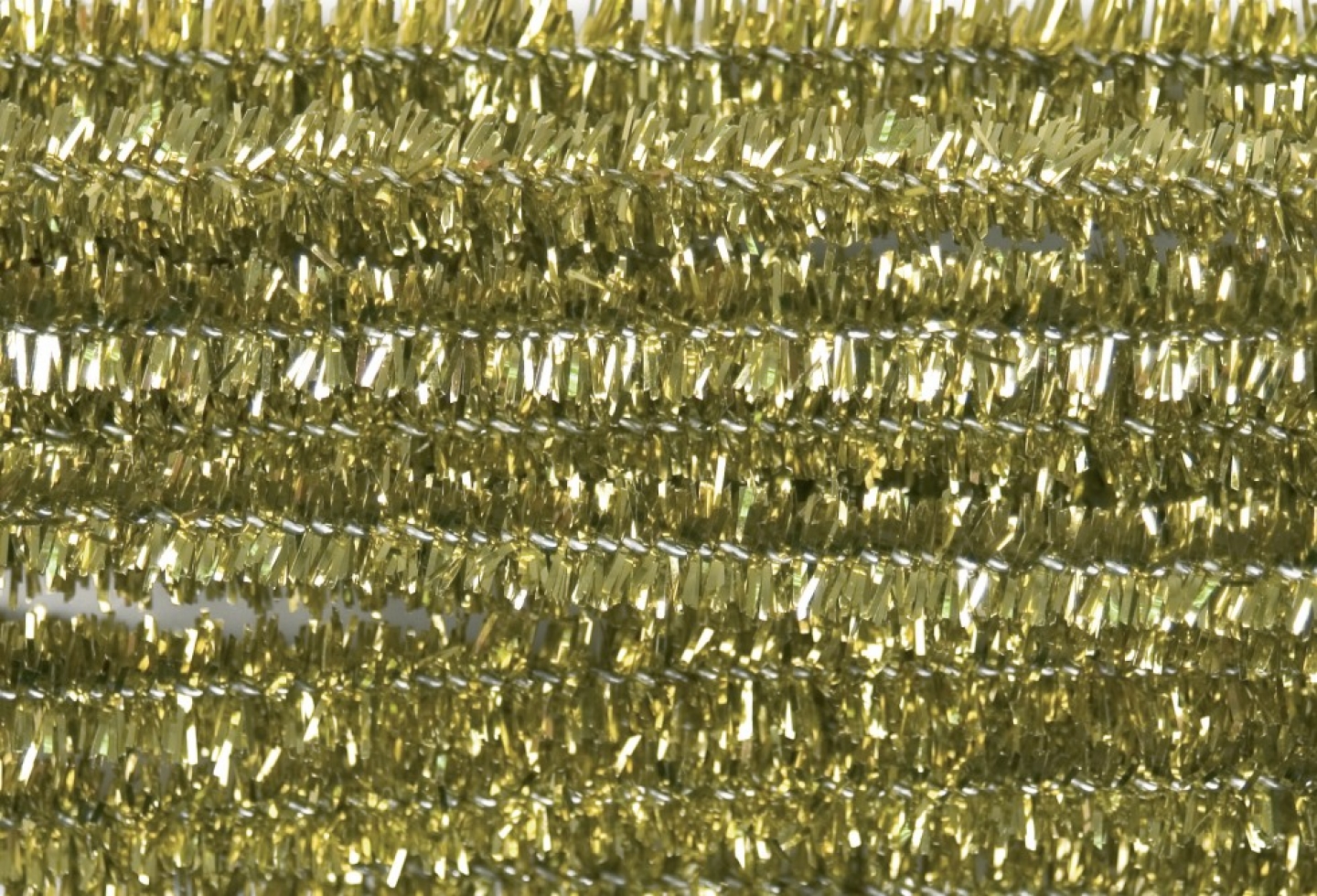 Craft Factory Metallic Chenille Pipe Cleaners Gold