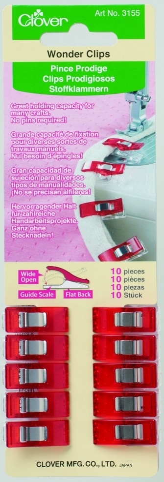 Clover Wonder Clips Red