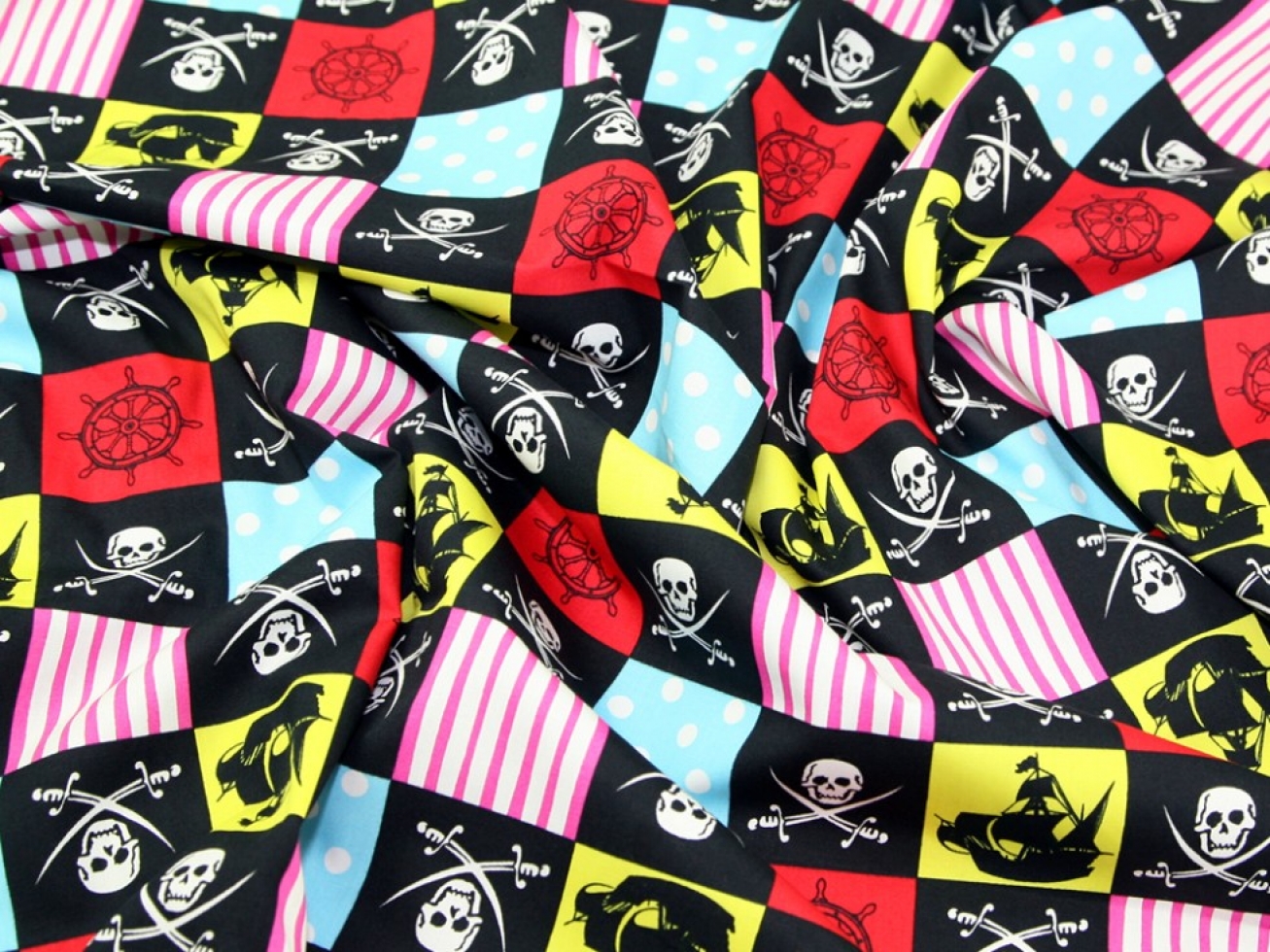 Rose & Hubble 100% Cotton Poplin Fabric Darks