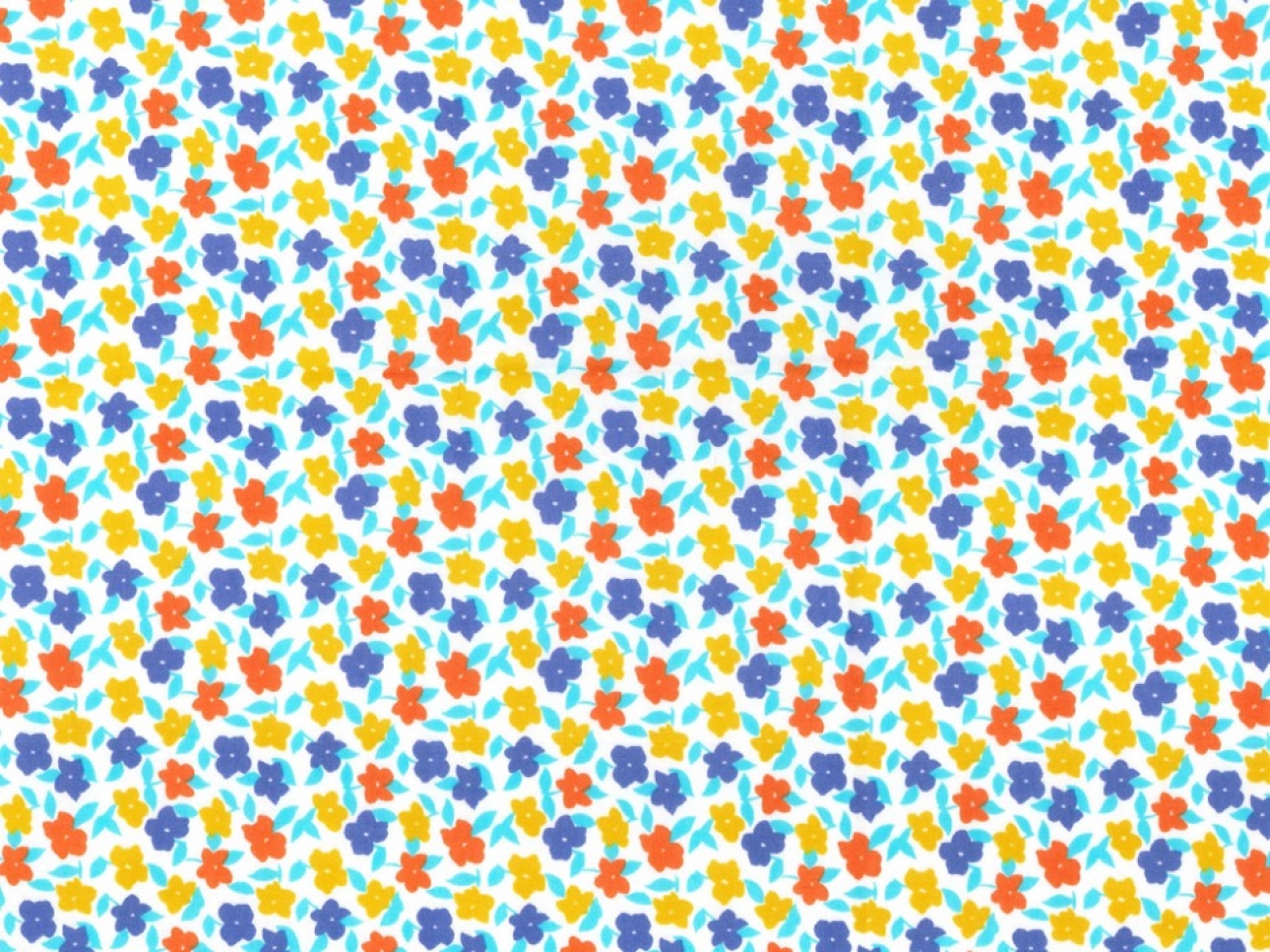 Rose & Hubble 100% Cotton Poplin Fabric Turquoise