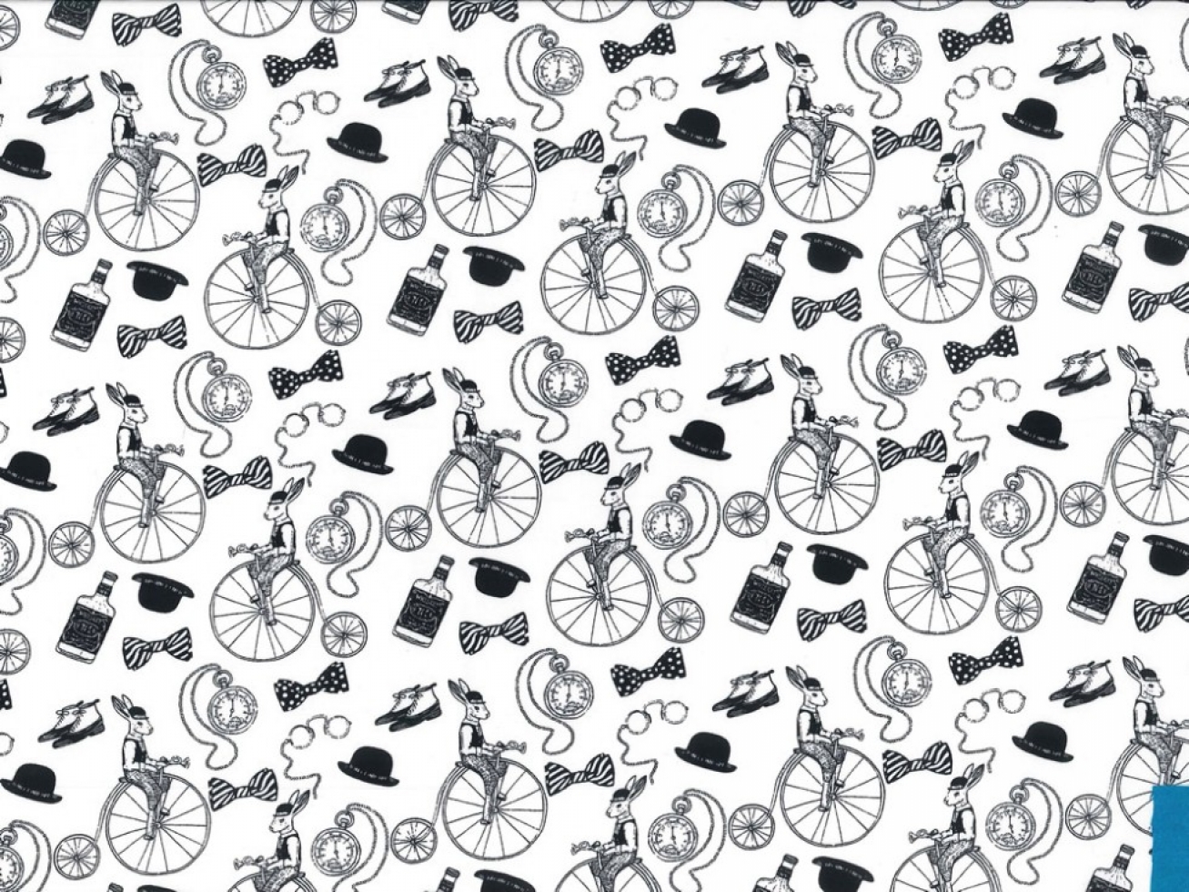 Rose & Hubble 100% Cotton Poplin Fabric Ivory